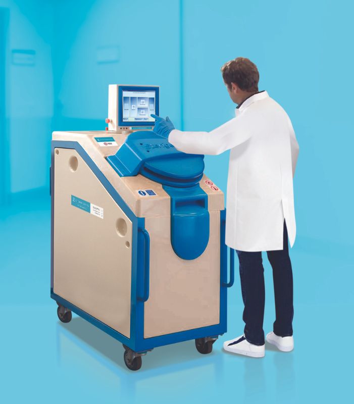 Equipo de tratamiento de residuos sanitarios