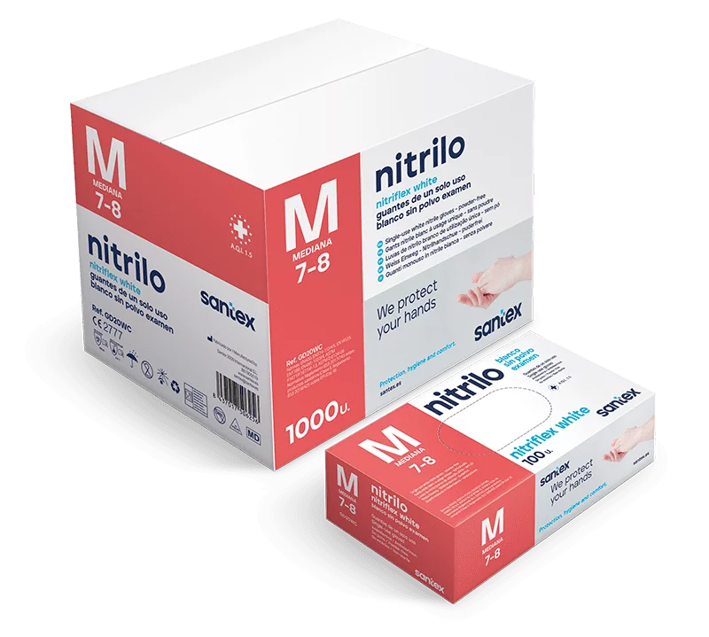 NITRILO NITRIFLEX WHITE AQL 1.5 T/S. EAN8437017506249