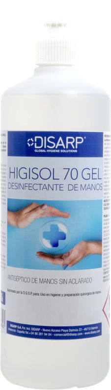 HIGISOL 70 GEL DESINFECTANTE 9*1 LITRO