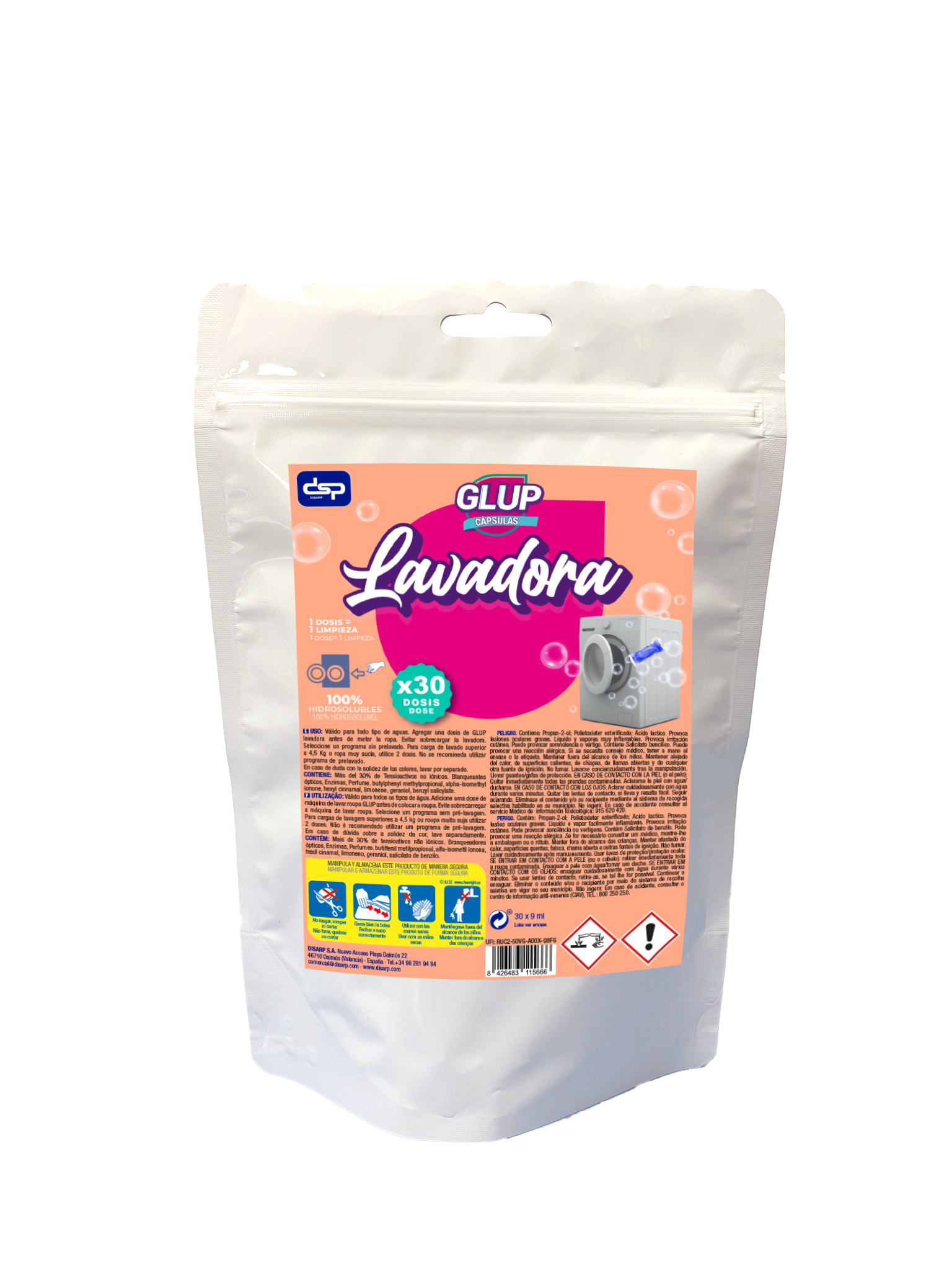 GLUP LAVADORA 30 DOSIS 9 ML