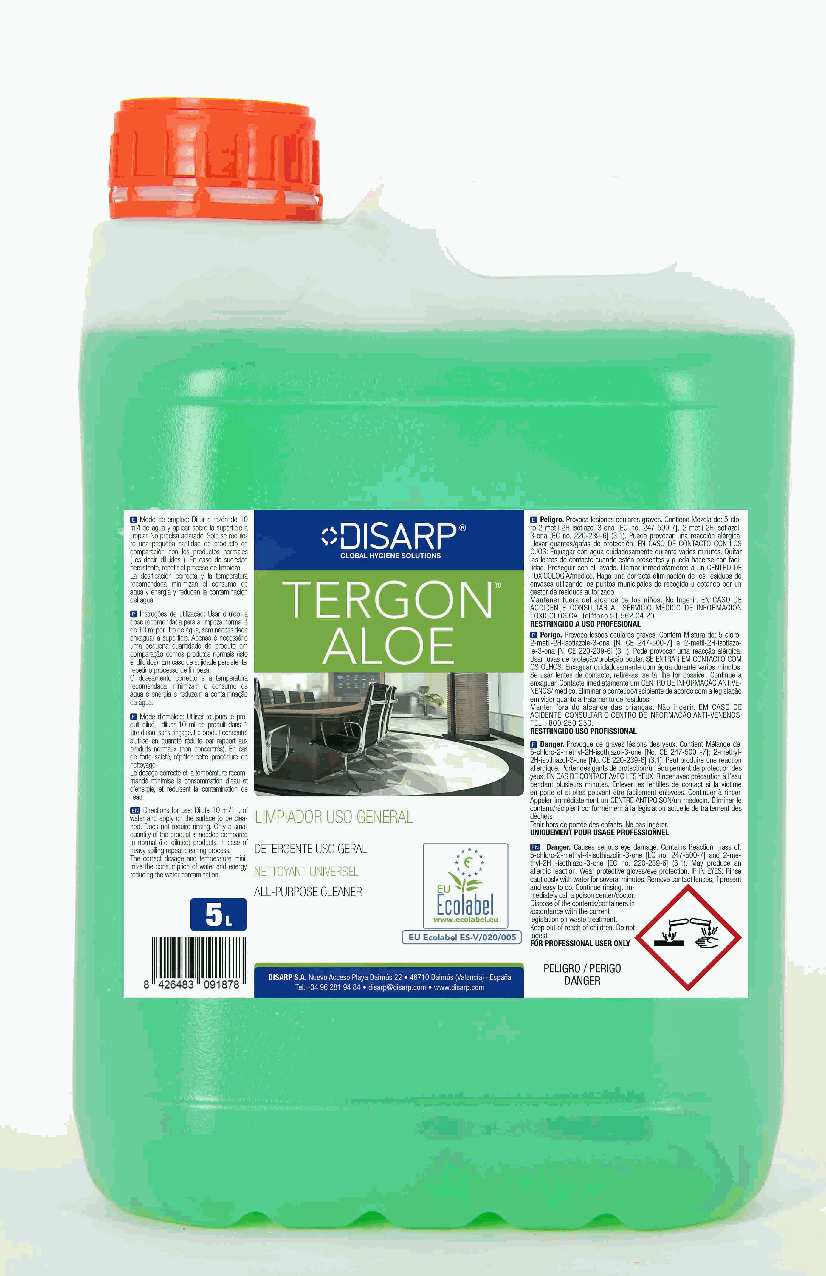 TERGON ALOE ECOLABEL 5 L