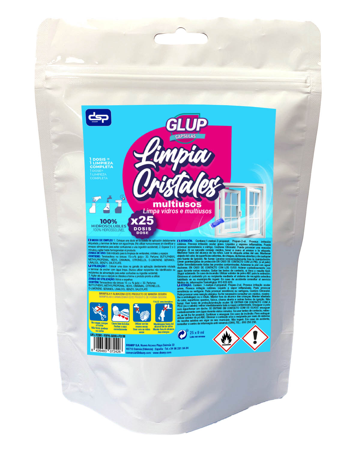 GLUP CRISTALES 25 DOSIS 9 ML DISARP