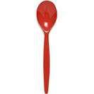 Antibacterial Dessert Spoon PC Red 20 x 4.4 x 0 cm