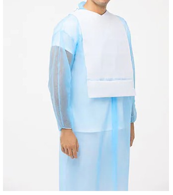 Vestuario de un solo uso. Babero Desechable T/U