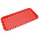 Antibacterial Serving Platter PC Red 26.7 x 13.4 x 1.5 cm